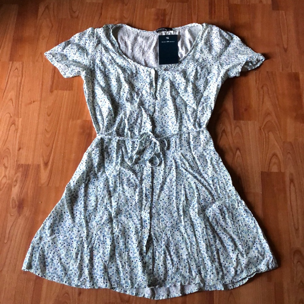 brandy melville floral button up Lara dress New